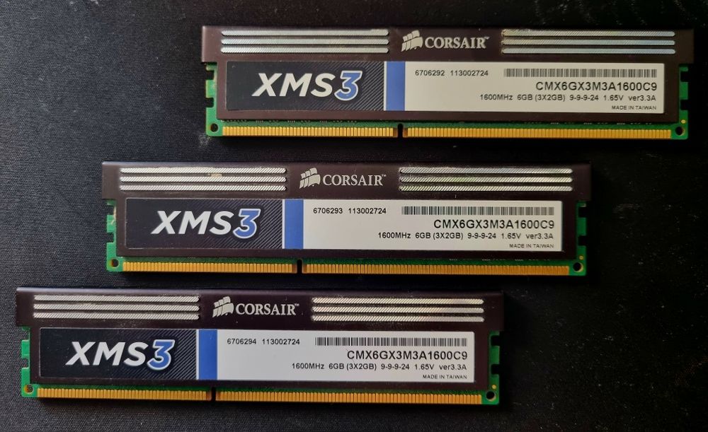 Kit Corsair XMS 3 6gb RAM
