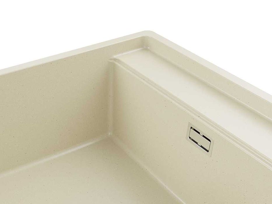 Бежава кухненска мивка за вграждане под плот Берген 60 Low 560x530 мм