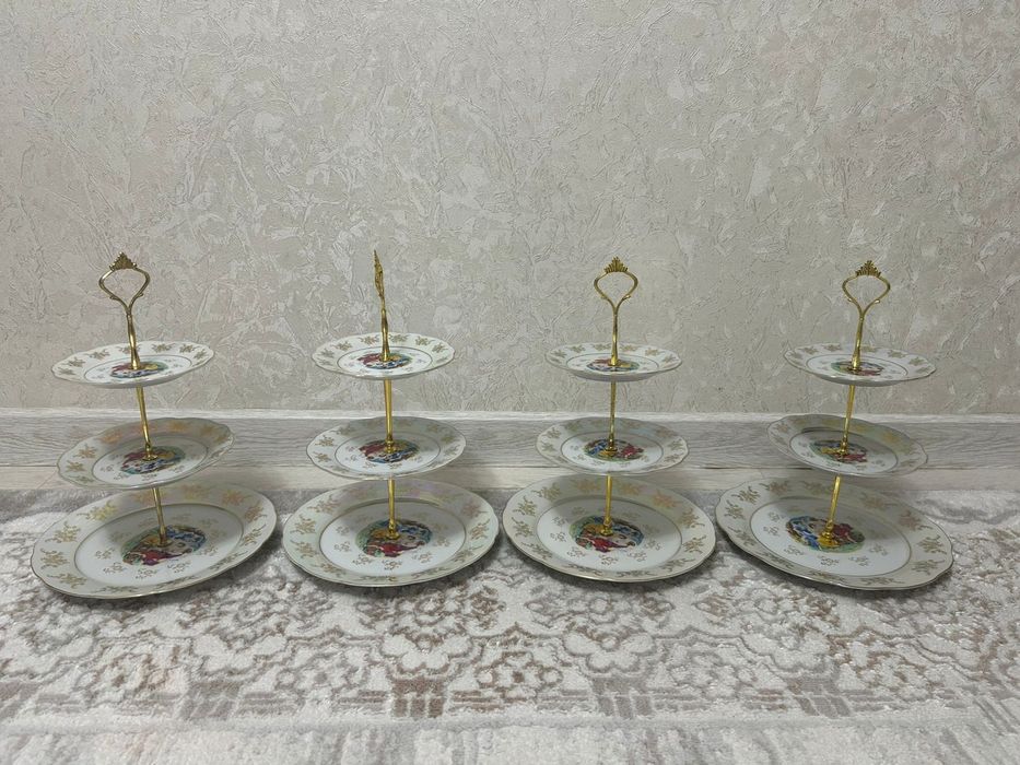 Этажерка Мадонна Перламутр 3 яруса