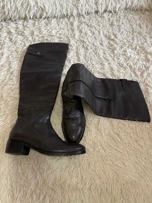 Cizme piele lungi Gianros