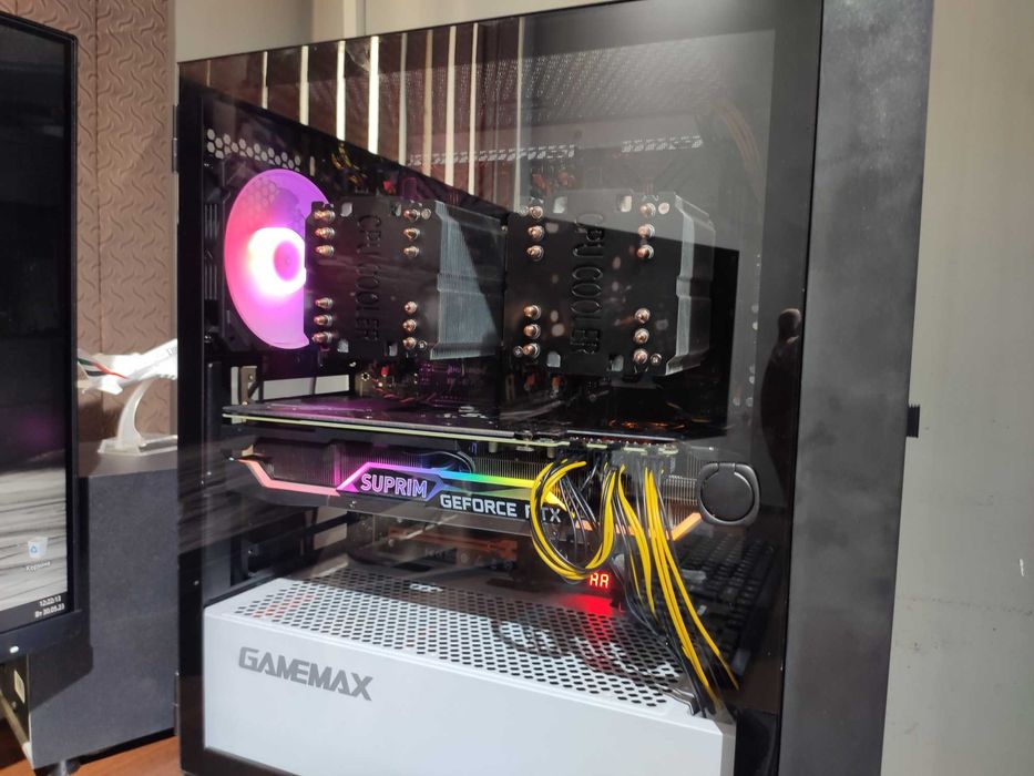 Профессиональная Станция для Рендера и Игр:RTX 4080 44 ядра, 256GB RAM