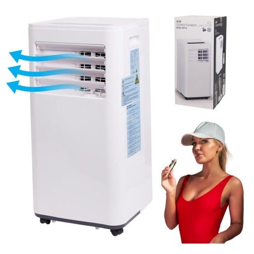 Нов Мобилен климатик с фреон 9000BTU 60куб.м.