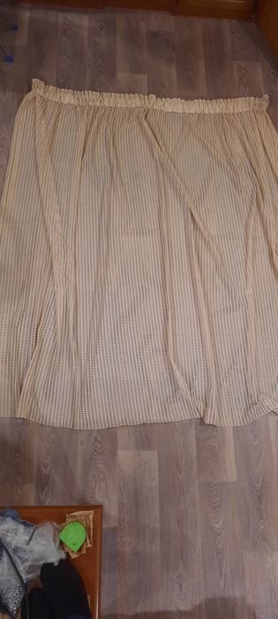 Тюль  со  шторой