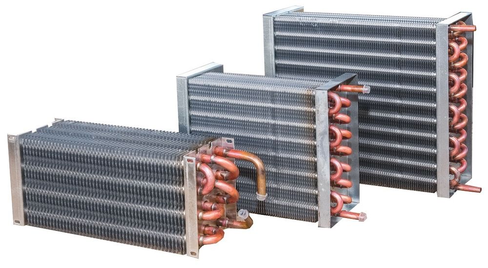 Теплообменник канальный, калорифер, водяной нагреватель