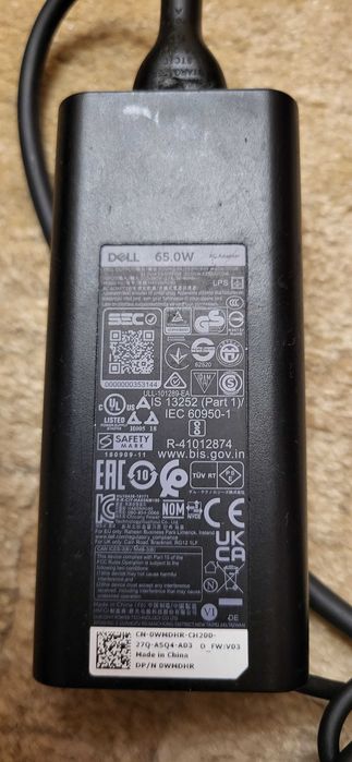 DELL 65W Incarcator USB C 20V-3.25A fuctional