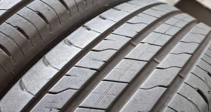 Летни гуми Goodyear 205 55 17, без забележки, бартер