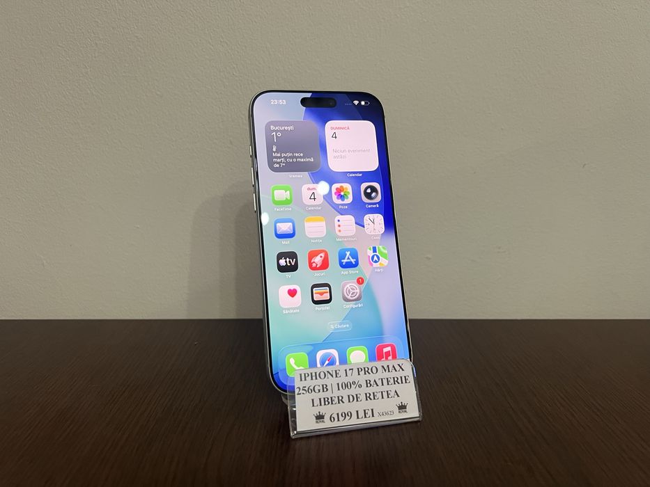 Amanet Royal CB : iPhone 17 Pro Max 256GB