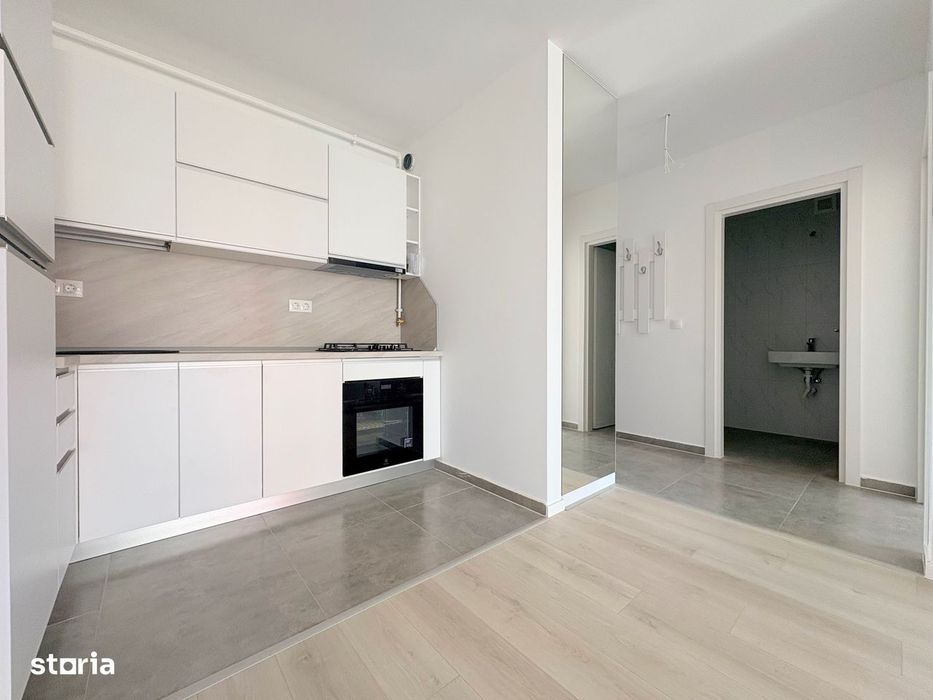 2 camere, partial mobilat si utilat, cu parcare, in complexul Denya
