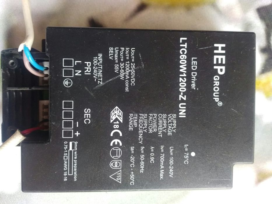 Lampa LED  53 W 1400A