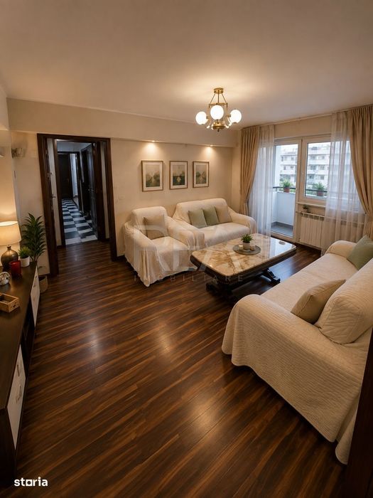 3 camere, Timpuri Noi, an 1984, 70 mp, metrou, renovat, anvelopat — fotografia 1