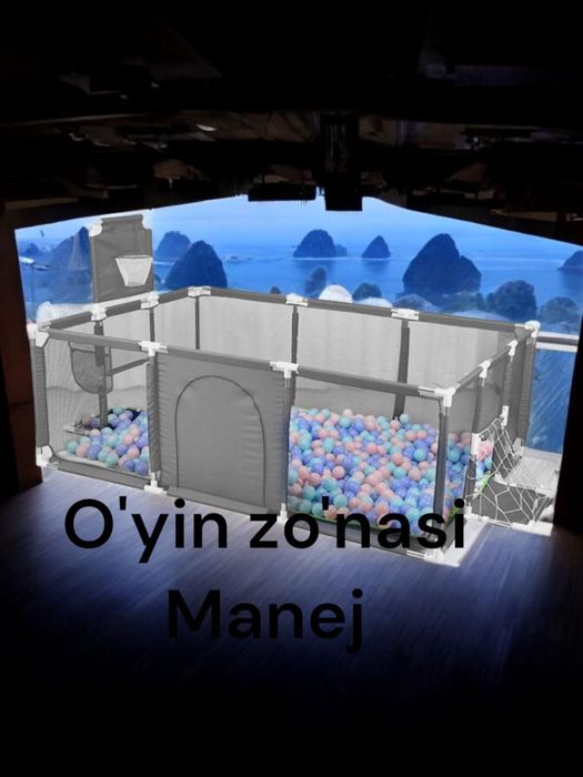 Bolalar uchun manej  oyin zonasi  bez sharik