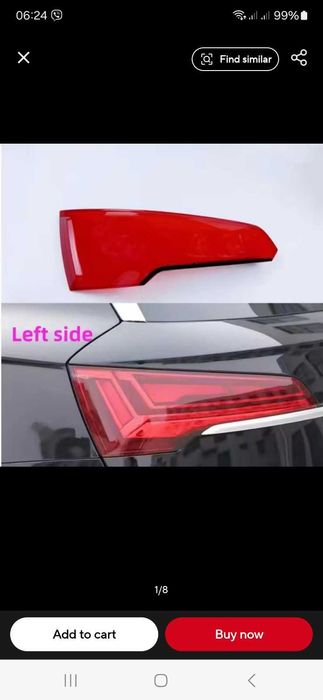 Стъкла за стопове Audi Q5 2021 - 2024