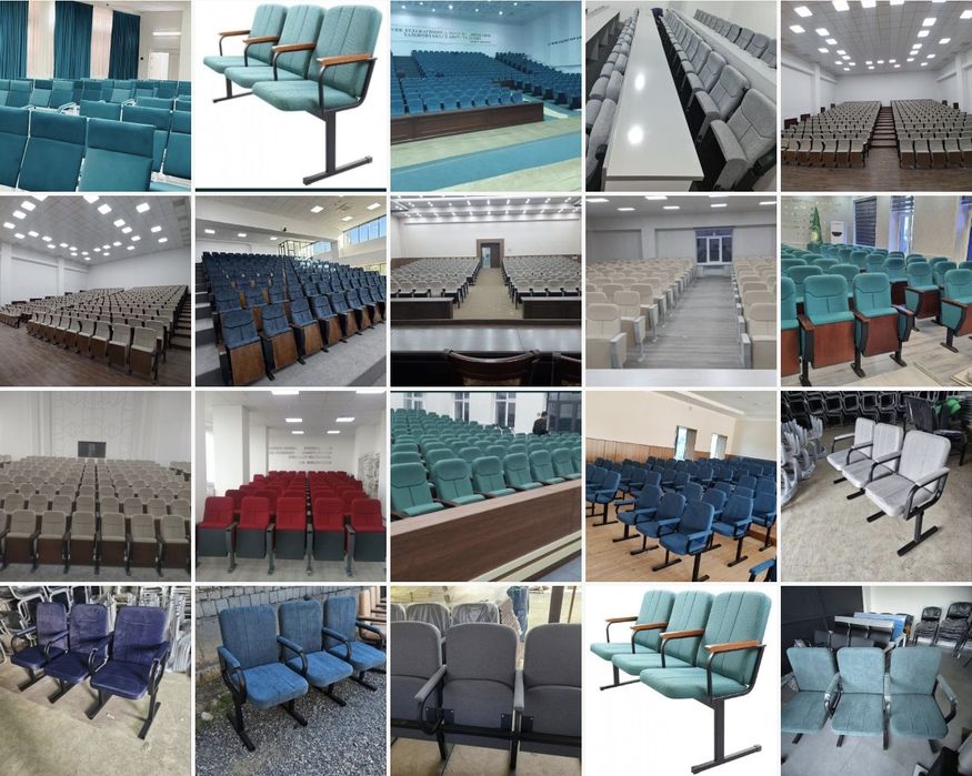 Konferensiya, teatr va akt zallari uchun kreslolar sotiladi