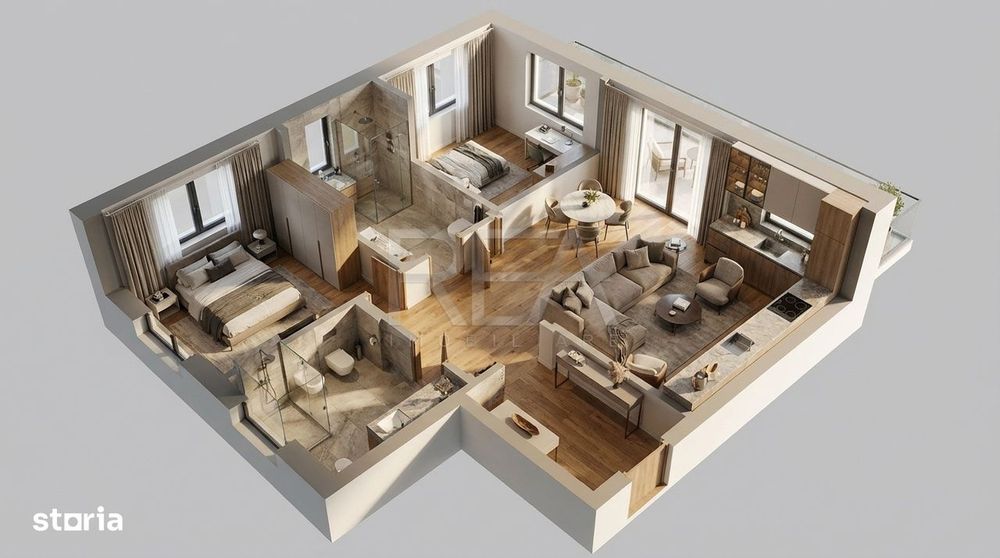 Apartament 3 camere, Ferdinand