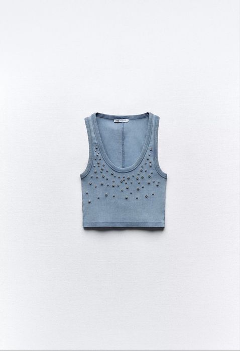 Комплект с камъчета Zara