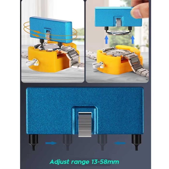 Set Unelte Deschidere Ceas, 3 în 1, Schimbare Baterie