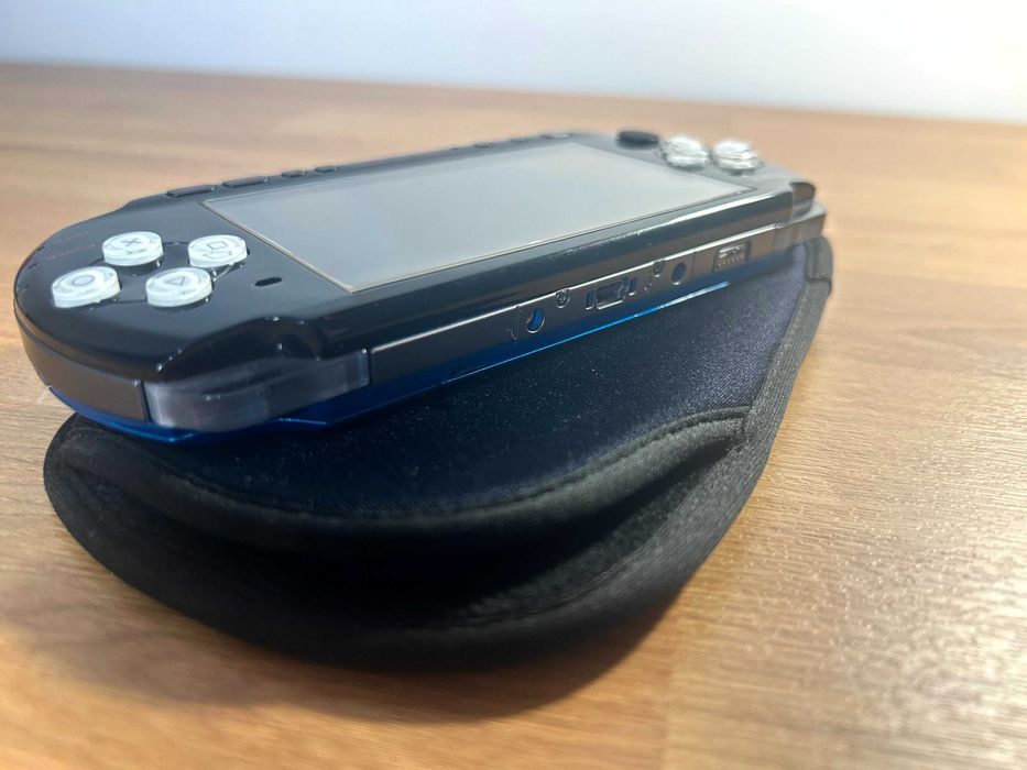 PSP 3000 Hybrid Black/Blue modată — combinație unicat, garanție 12 luni | Japonia
