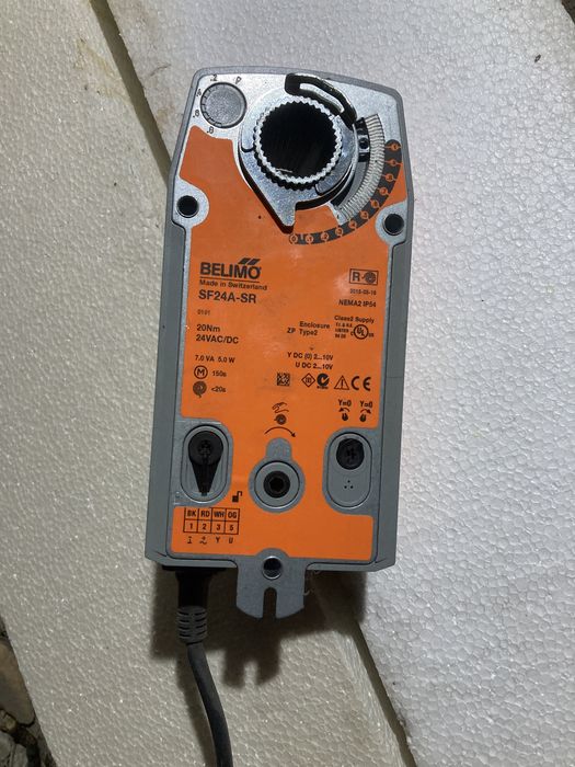 Servomotor cu revenire Belimo SF24A-SR