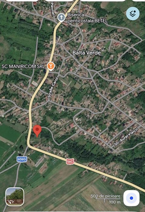 Teren Intravilan Balta Verde (intersectie cu drumul spre PF2)