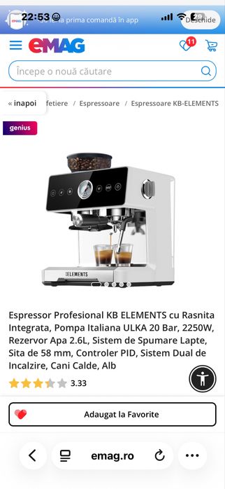 Espressor de cafea
