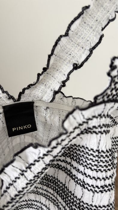 Pinko кроп памучен топ