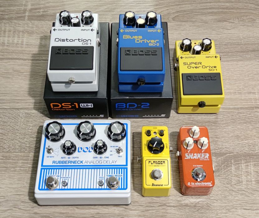 Ефекти за китара boss/dod/ibanez/tc electronic