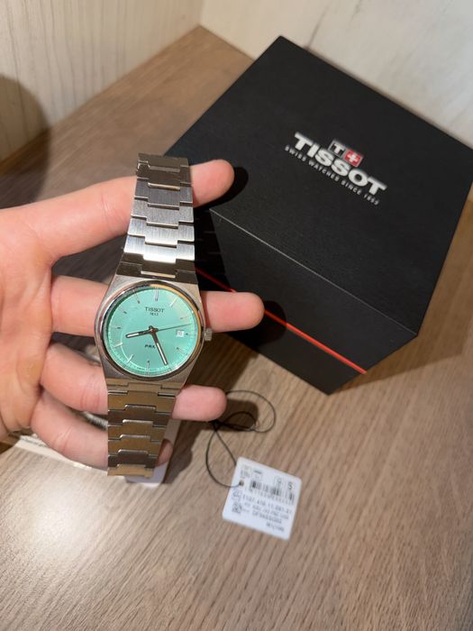 Ceas Tissot PRX 40mm Tiffany Blue T137.410.11.091.01