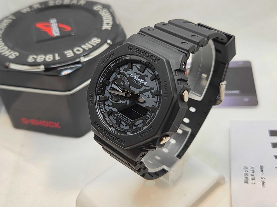 Ceas Sport Barbati Casio g shock ga2100 BLACK ARMY Nou,Garantie 2 ani