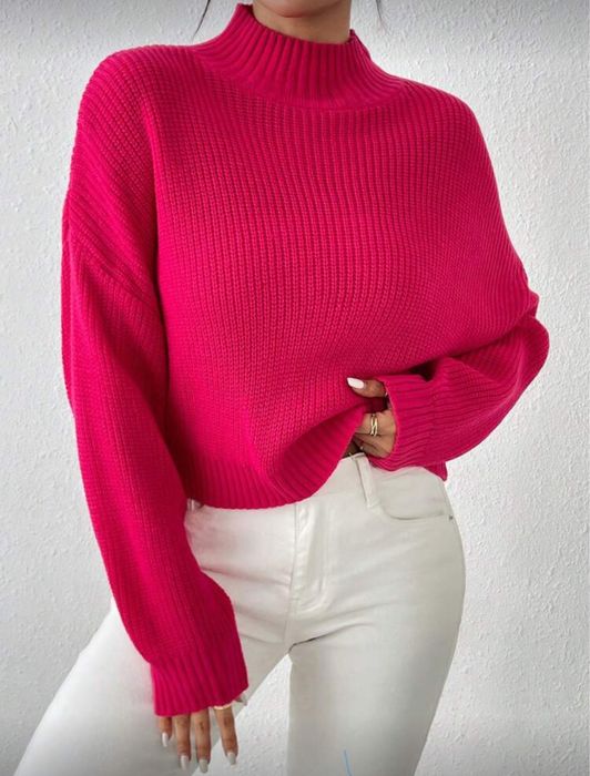 Яркорозов пуловер