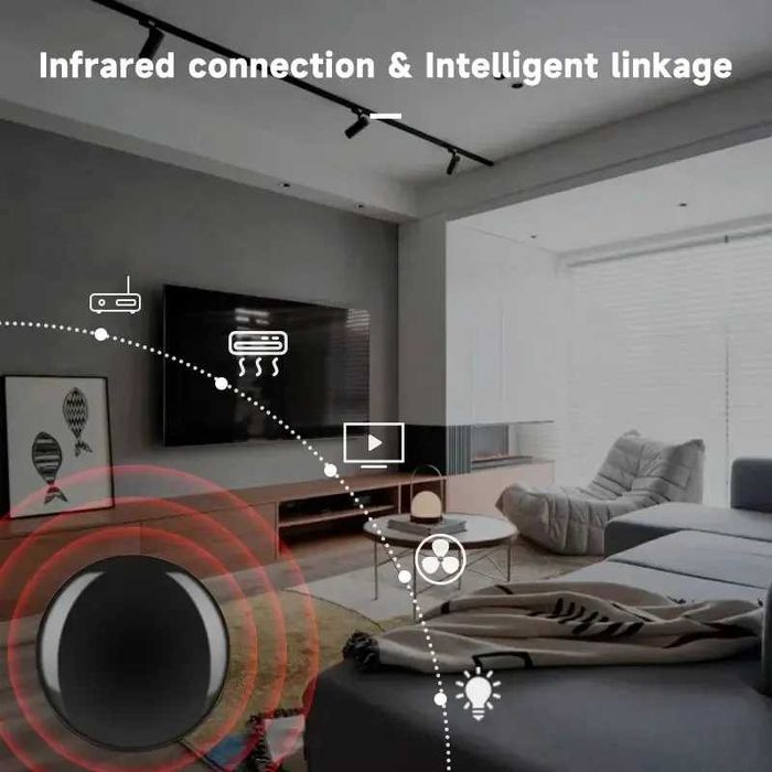 Универсално Wifi IR смарт дистанционно управление за телевизор климатик Tuya, Smart life