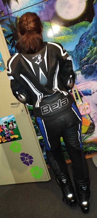 Дамски кожен мото екип Bela Rocket Mix Kangaroo