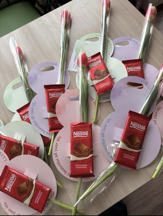 Тюльпаны подарки