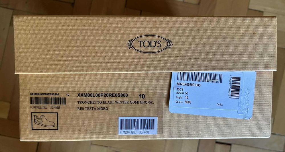 Есенно-зимни боти на италианския бранд TOD'S, размер 44.5
