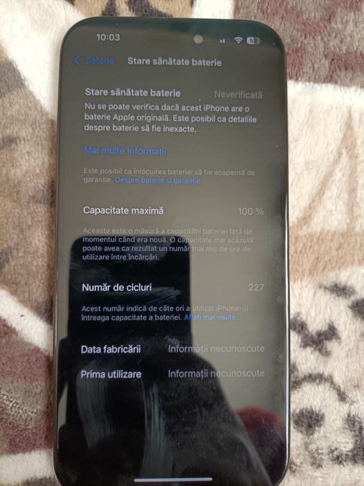 Iphone 15 pro fara garantie