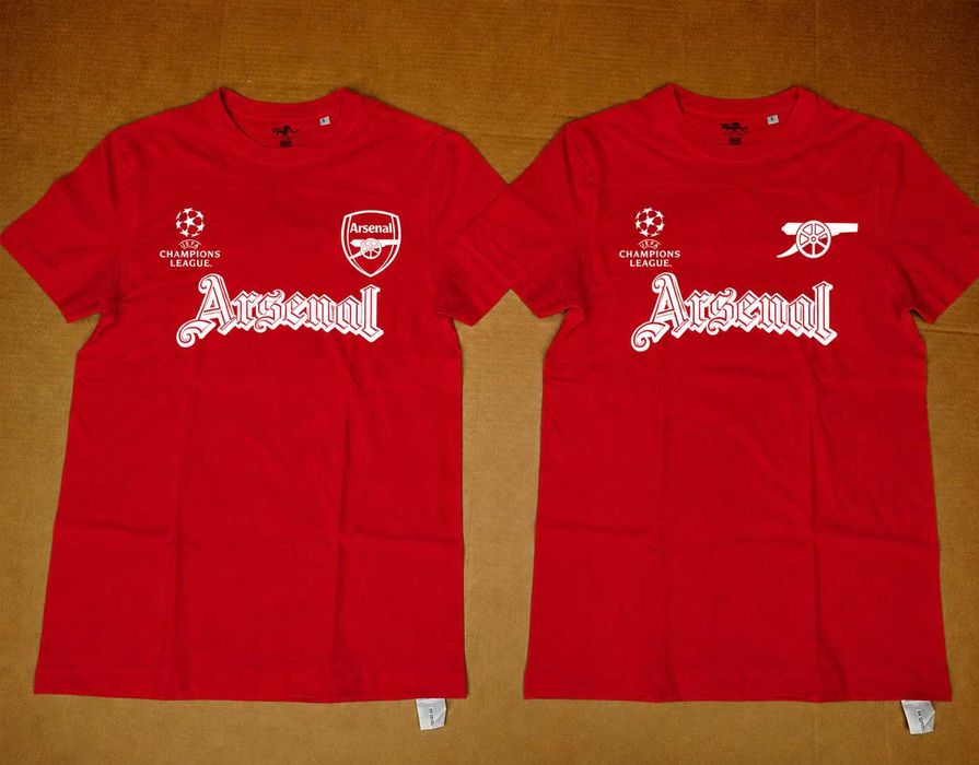 Тениски на ARSENAL Шампионска Лига персонализирани с име и номер!Арсенал 2026!