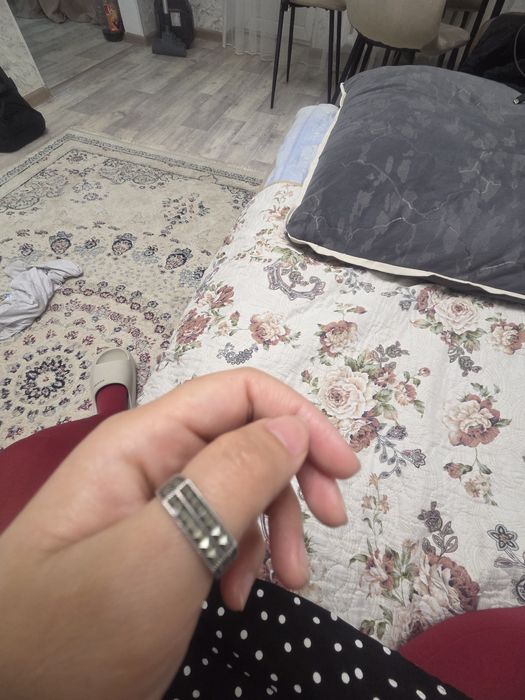 Кольцо мужской серебро