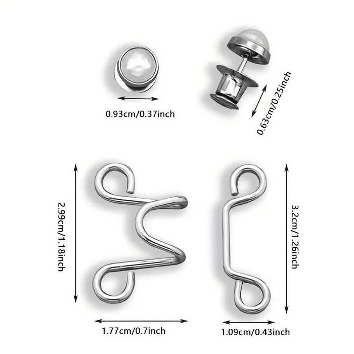 Accesoriu pentru ajustare marime imbracaminte cu pietra tip stras