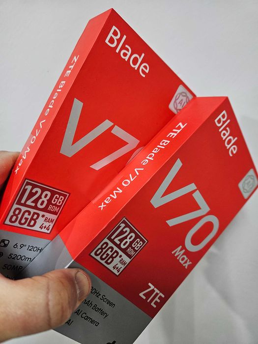 Zte blade V70 Max, 128 Gb, nou la cutie, Garantie.