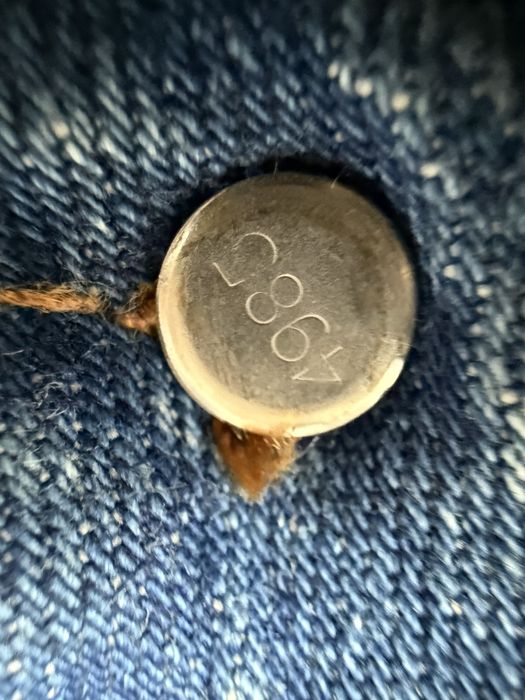 Blugi LEVIS 501 Albastru Barbari | Marime 48 x 32 (Talie 124 cm)