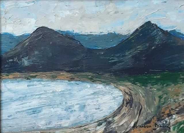 Doru Gheorghe Ionescu, Ulei pe carton, Semnat, Dimensiuni 28 x 33,5 cm