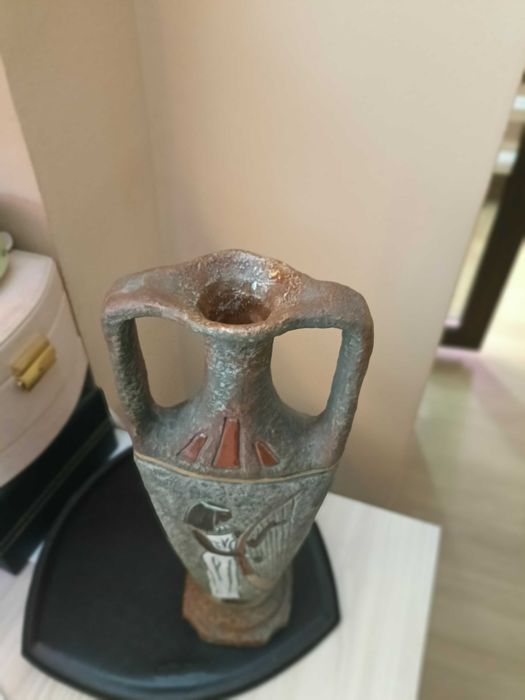 Италианска керамика ваза  Египет Bresciani ARCO Gardasee