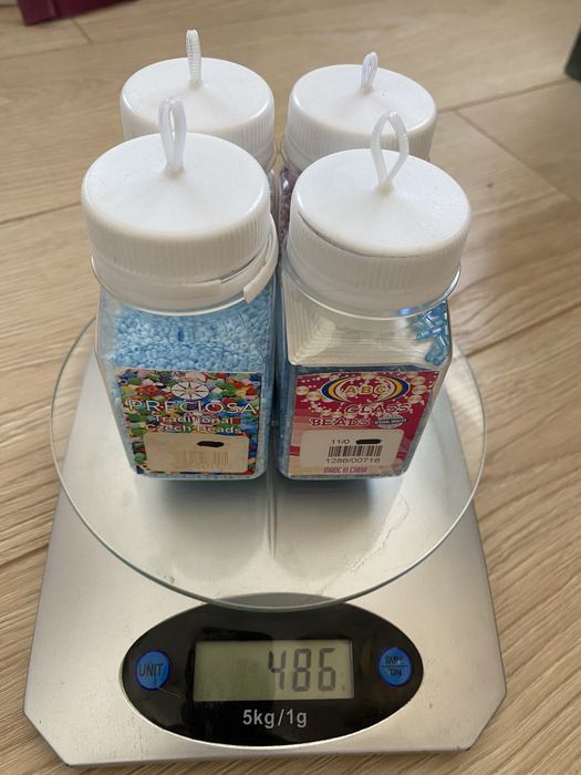 Бисер стеклярус