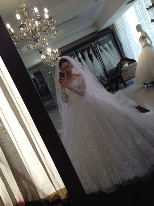 свадебное платье