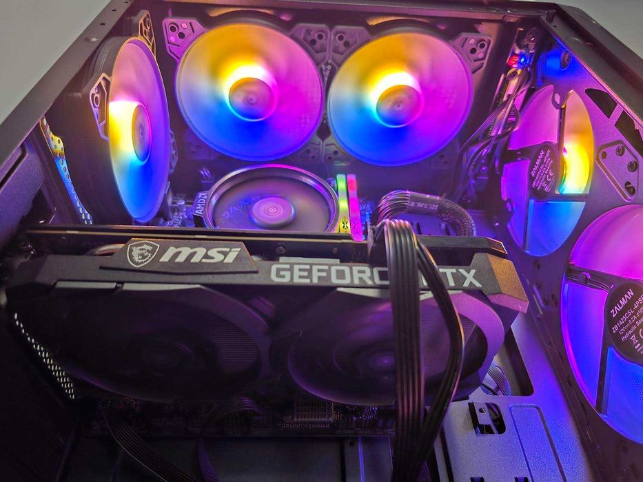 Геймърски компютри Сглобяване! 5070, 5080, 3060ti 3070, 9070XT, 9060XT