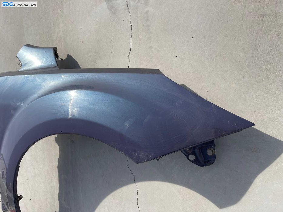 Aripa Dreapta Fata Ford Focus 2 Facelift 2007 - 2010 Culoare Albastru Inchis Metalizat [Z0140]