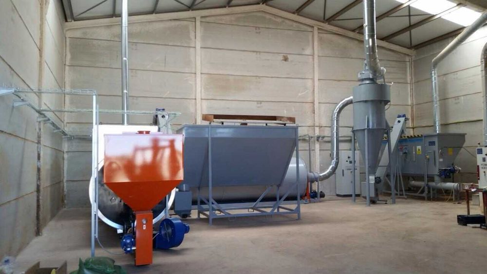 Instalatie  prroductie Peleti Italia Nazzareno