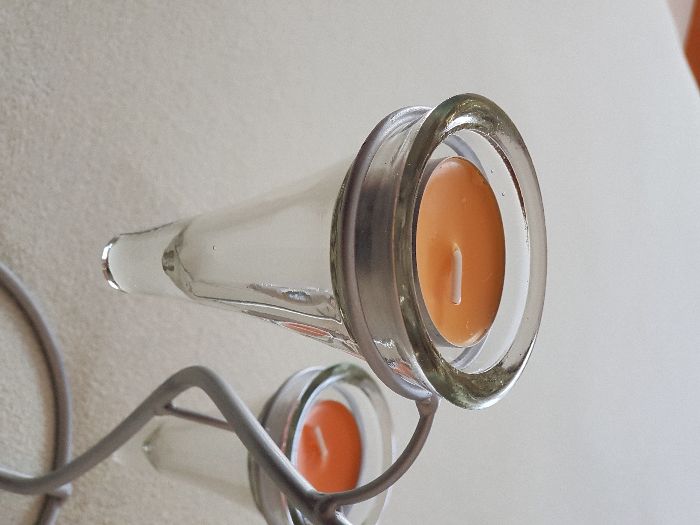 Свещник с 3 свещички