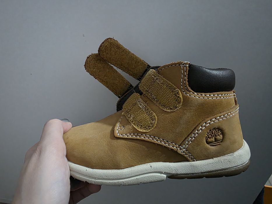 Ghete Timberland din piele nabuc, mărimea 23