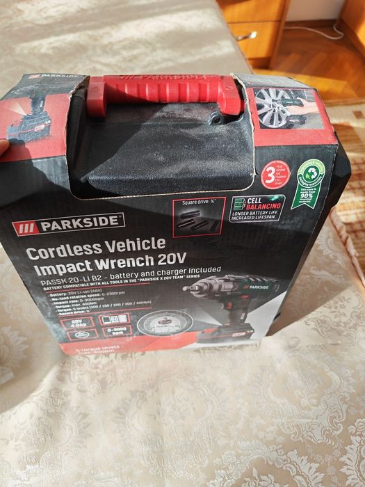 NOU!!! Masina de insurubat cu impact 20V Parkside +acumulator +incarca