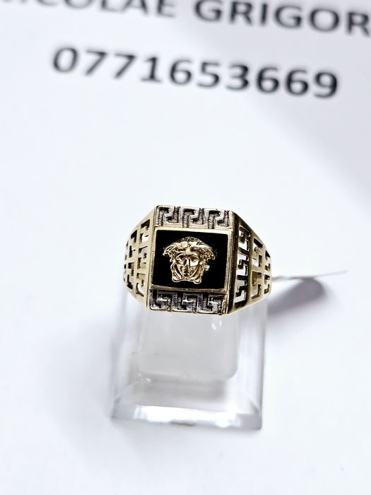 Vand inel barbatesc din aur 14 k 7.38 g cod 443